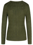 Polo Ralph Lauren 'Kimberly' Green Cotton Sweater