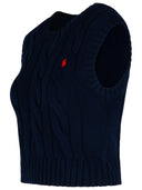 Polo Ralph Lauren Blue Cotton Vest