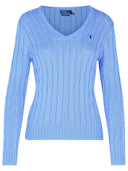 Polo Ralph Lauren 'Kimberly' Light Blue Cotton Sweater