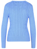 Polo Ralph Lauren 'Kimberly' Light Blue Cotton Sweater