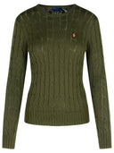 Polo Ralph Lauren 'Julianna' Green Cotton Sweater