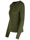 Polo Ralph Lauren 'Julianna' Green Cotton Sweater