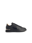 Philipp Plein 'Hexagon' Black Lear sneakers