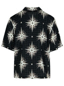 792 'Starbus' Black Viscose Shirt