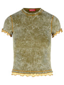 793 T-shirt en coton vert