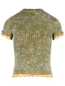 793 T-shirt en coton vert