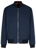 Dries Van Noten 'Volker' Navy Viscose Blend Jacket