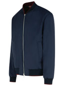 Dries Van Noten 'Volker' Navy Viscose Blend Jacket
