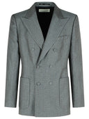Dries Van Noten 'Bryce' Grey Wool Blazer