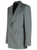 Dries Van Noten 'Bryce' Grey Wool Blazer