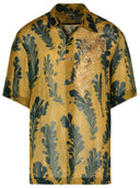 Dries Van Noten 'Cassidye' Green Viscose Shirt