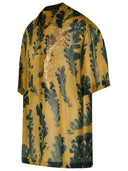 Dries Van Noten 'Cassidye' Green Viscose Shirt