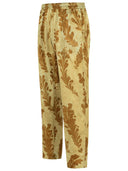 Dries Van Noten 'Parkino' Green Viscose Pants