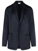 Dries Van Noten 'Bilbo' Navy Viscose Blazer