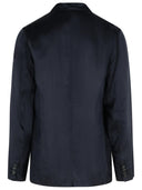 Dries Van Noten 'Bilbo' Navy Viscose Blazer