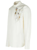 Dries Van Noten 'Corsino' White Cotton Shirt