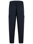 Dries Van Noten 'Pebb' Navy Cotton Pants