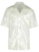 Drie Van Noten 'Cassidye' Silver Nylon Shirt