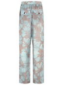 Dries Van Noten 'Pannoch' Blue Viscose Pants