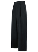 Dries Van Noten 'Pepper' Black Wool Blend Pants