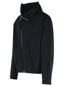 Dries Van Noten 'Metro' Black Cotton Blend Cardigan
