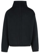 Dries Van Noten 'Metro' Black Cotton Blend Cardigan