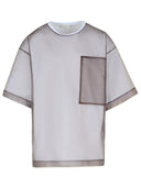 Dries Van Noten 'Heaton' White Cotton Blend T Shirt