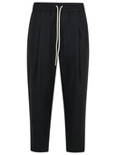 795 'Jogger' Black Cotton Pants
