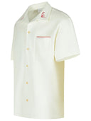 795 'Piquee' White Cotton Shirt