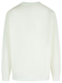 795 'Tennis' White Cotton Sweatshirt