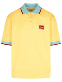 795 'Piquè' Yellow Cotton Polo Shirt