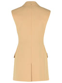 Sportmax 'Pegli' Beige Virgin Wool Vest