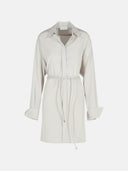 Robe de soie gris SportMax 'Eolie'