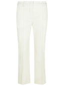Sportmax Etna' White Cotton Pants