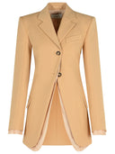 Sportmax 'Adurre' Beige Cotton Blend Blazer