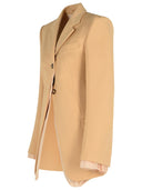Sportmax 'Adurre' Beige Cotton Blend Blazer