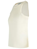 Max Mara 'Arnes' White Cotton Tank Top