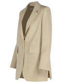 Max Mara'acacia'Beige Virgin Wool夹克