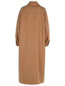 Max Mara 'Aldo' Brown Virgin Wool Coat