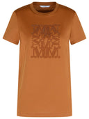Max Mara 'Giovane' Brown Cotton T Shirt
