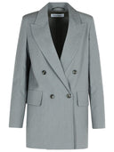 Max Mara 'Abavo' Grey Wool Blazer