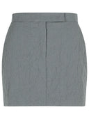 Max Mara 'Abate' Grey Virgin Wool Skirt