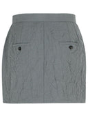 Max Mara 'Abate' Grey Virgin Wool Skirt