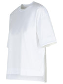 Max Mara 'Estella' White Cotton T Shirt