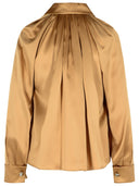 Max Mara ' Salice' Beige Silk Shirt