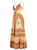 Vestido de algodón naranja 'Maxine' Zimmermann