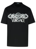 Versace Black Cotton T Shirt