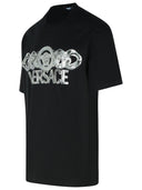 Versace Black Cotton T Shirt