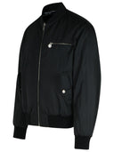 Versace Black Nylon Bomber Jacket
