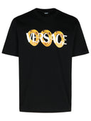 Versace Black Cotton T-shirt